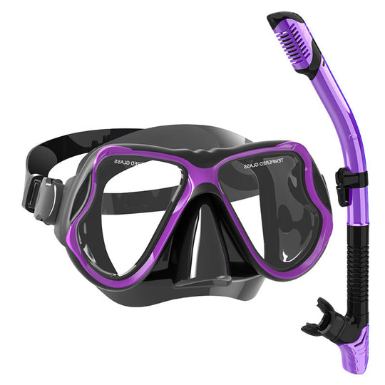 Masque de plongée pour homme et femme avec bord souple et technologie anti-buée 2