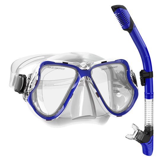 Masque de plongée pour homme et femme avec bord souple et technologie anti-buée 7