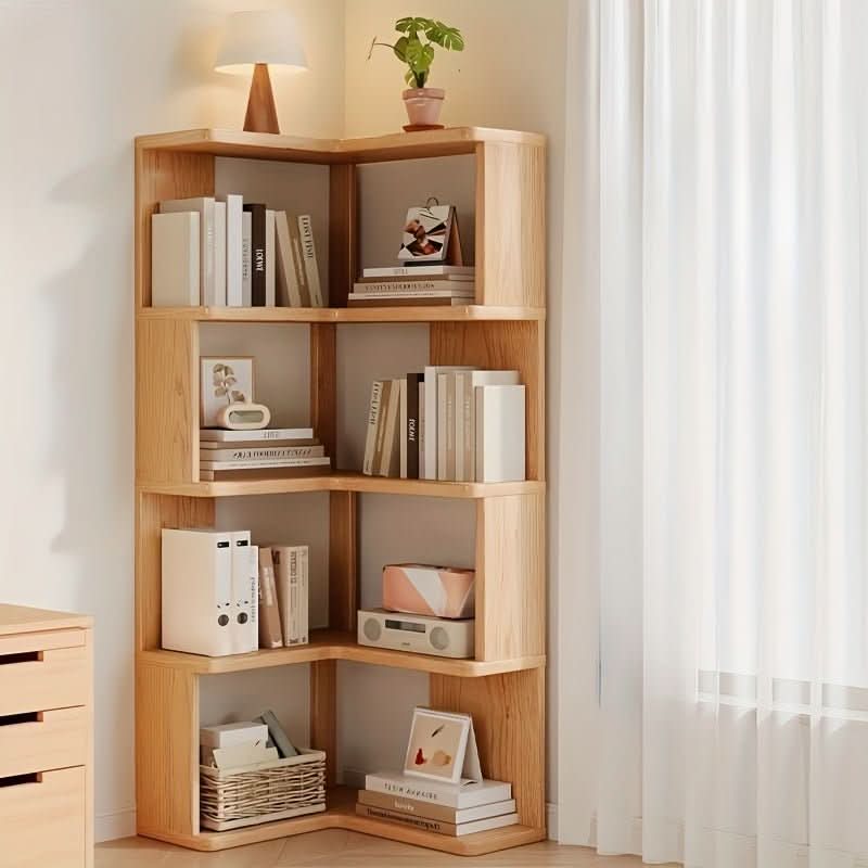 Meuble d'angle en bois de pin massif pour un rangement moderne 1