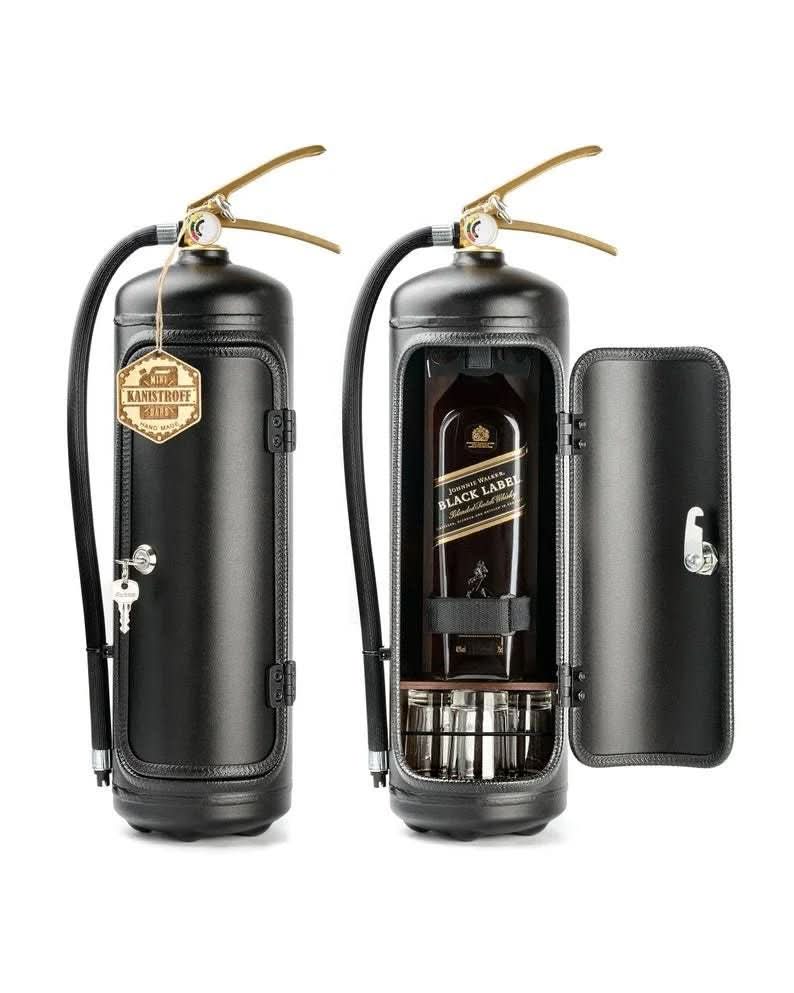 Mini Bar Caché Design Extincteur Pratique et Original 4