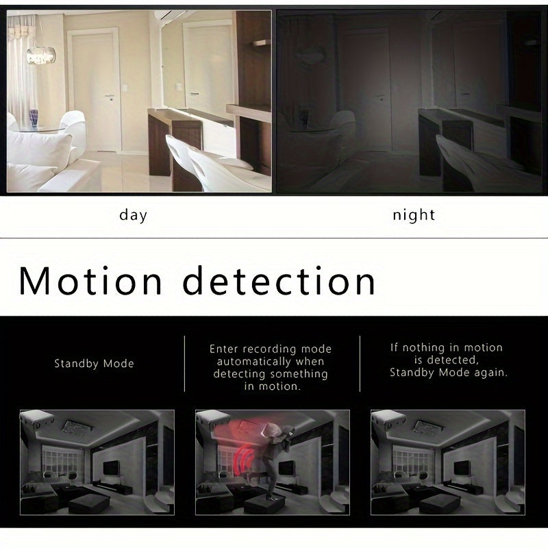 Mini Caméra de Surveillance Ultra-Compacte avec Vision Nocturne 7