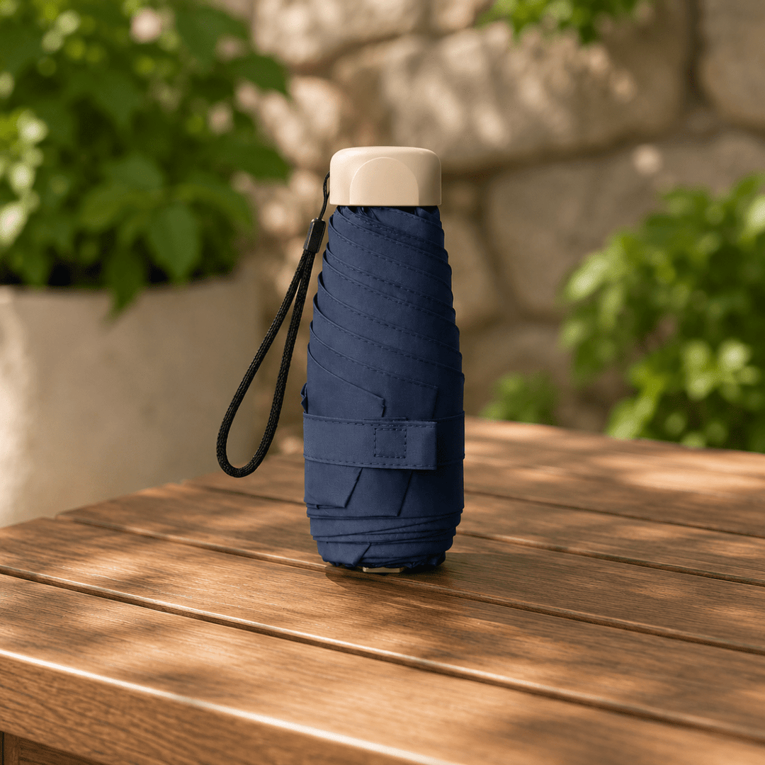Mini Parapluie Ultra Léger avec Protection Solaire et Pluie 2