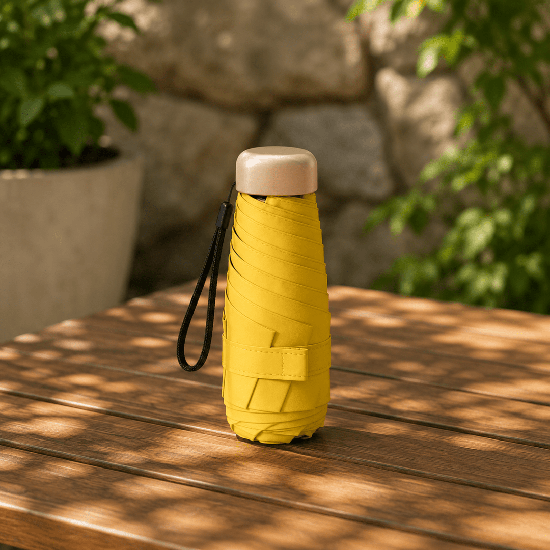 Mini Parapluie Ultra Léger avec Protection Solaire et Pluie 3