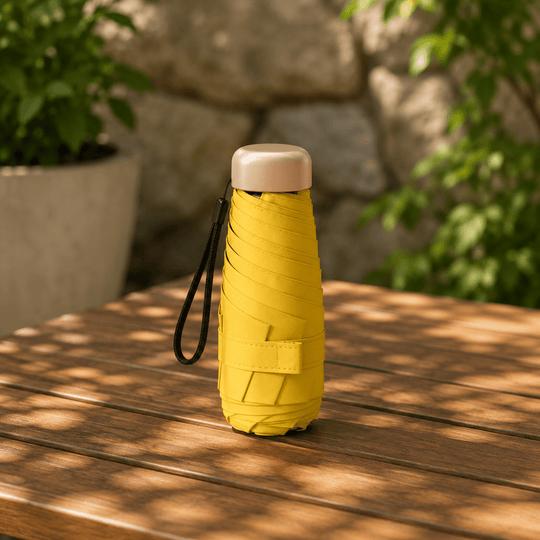 Mini Parapluie Ultra Léger avec Protection Solaire et Pluie 3