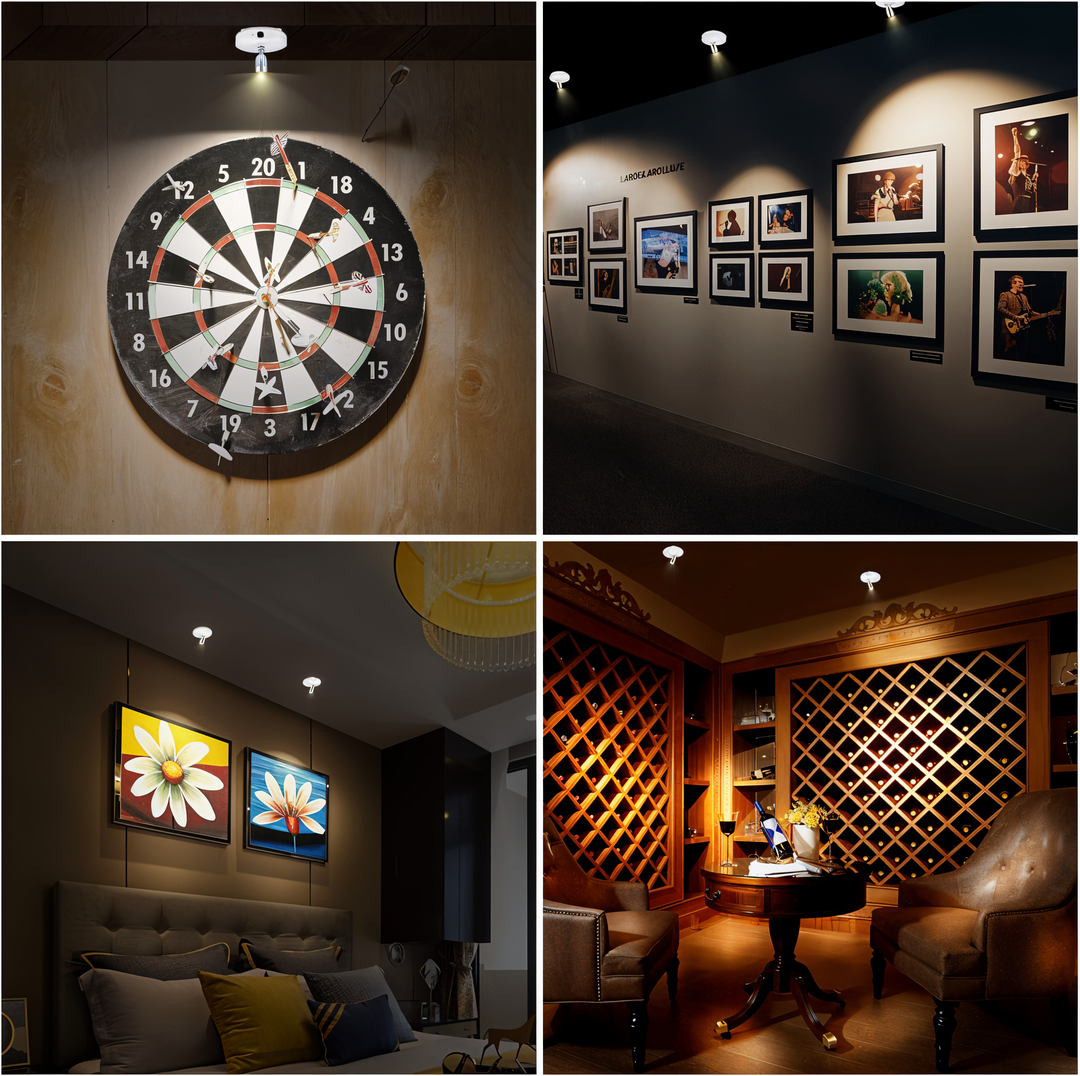 Mini Projecteur LED Dimmable Portable pour Maison et Bureau 5