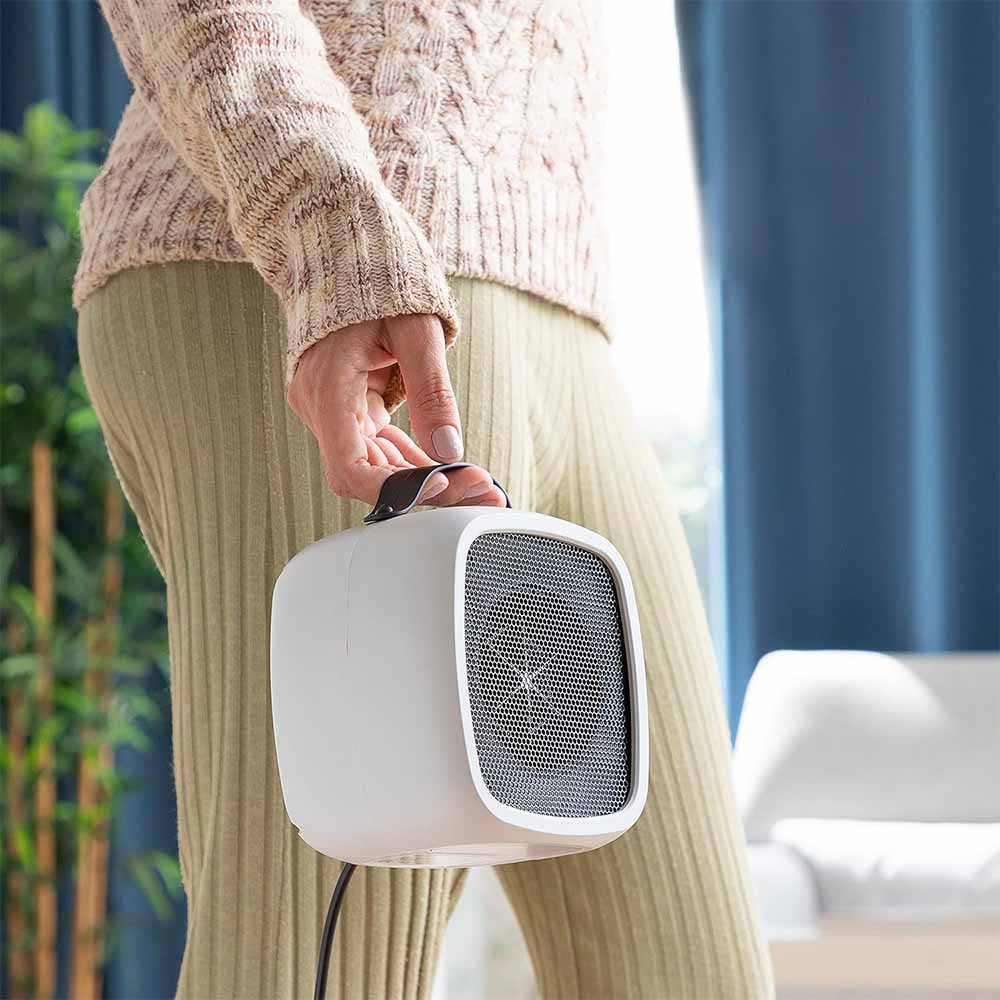Mini Radiateur Soufflant Compact Chauffage Électrique pour Bureau 2