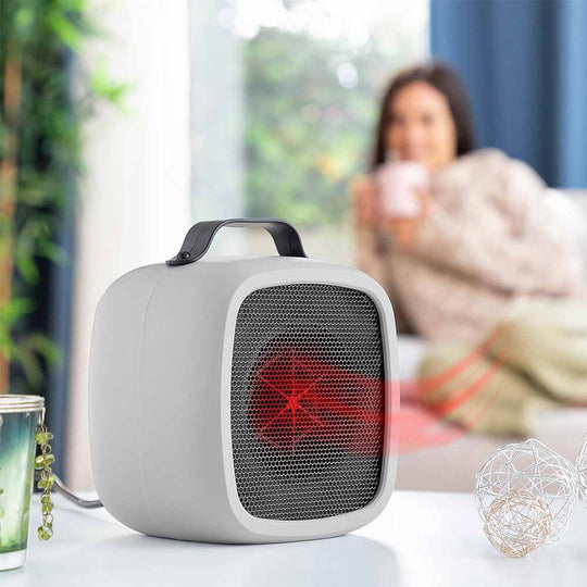 Mini Radiateur Soufflant Compact Chauffage Électrique pour Bureau 4