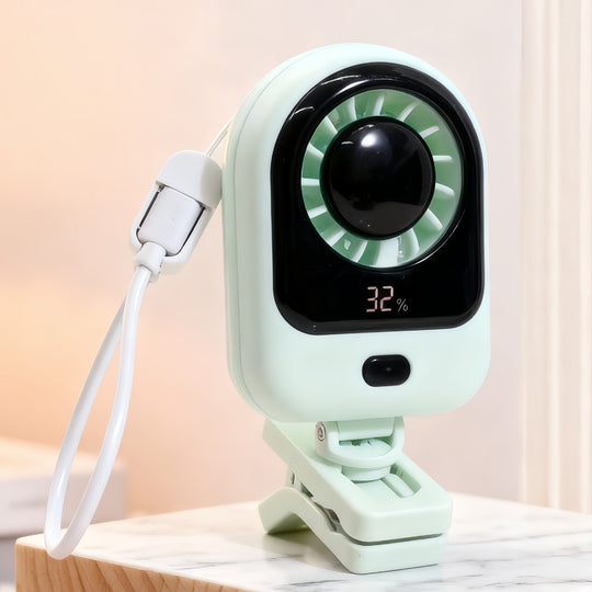 Mini Rafraichisseur d'Air Portable avec Affichage Numérique et Ventilateur Réglable 6
