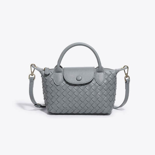 Mini Sac Tressé pour Femmes Élégant 10