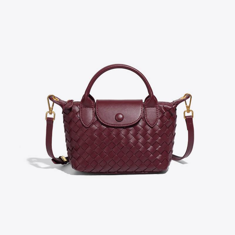 Mini Sac Tressé pour Femmes Élégant 11