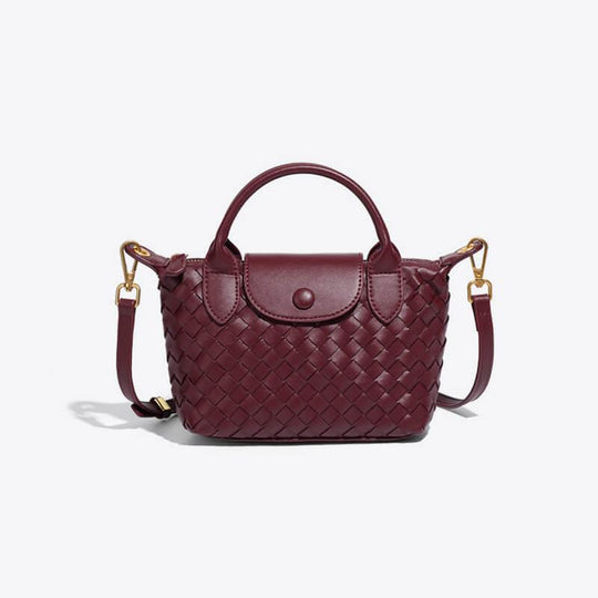 Mini Sac Tressé pour Femmes Élégant 11