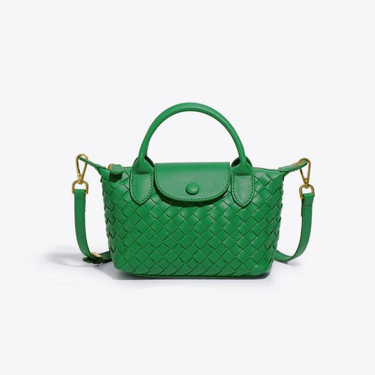 Mini Sac Tressé pour Femmes Élégant 15