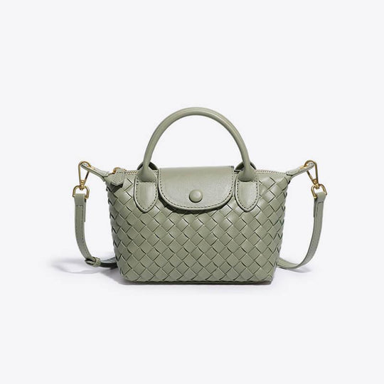 Mini Sac Tressé pour Femmes Élégant 16