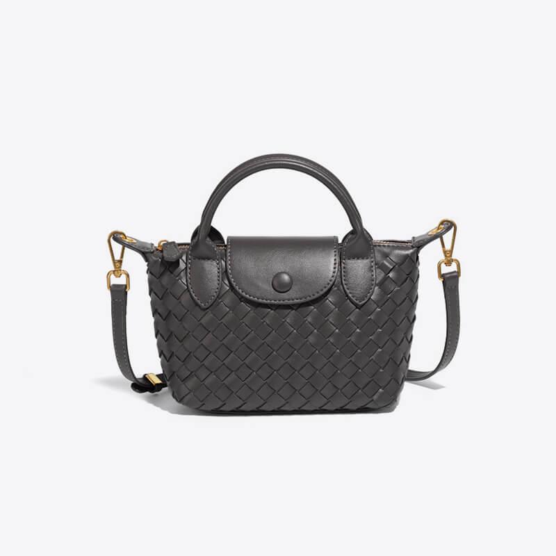 Mini Sac Tressé pour Femmes Élégant 17