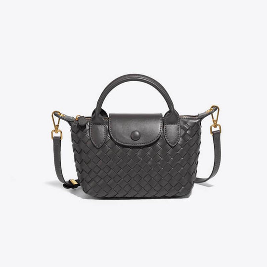 Mini Sac Tressé pour Femmes Élégant 17