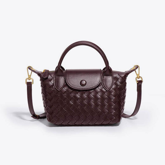 Mini Sac Tressé pour Femmes Élégant 18
