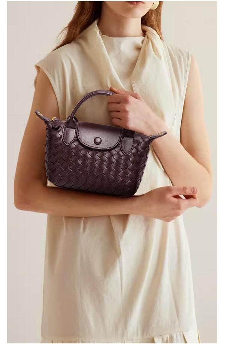 Mini Sac Tressé pour Femmes Élégant 3