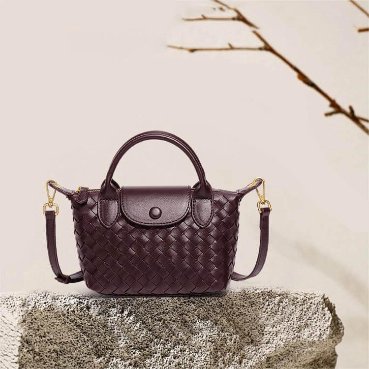 Mini Sac Tressé pour Femmes Élégant 4