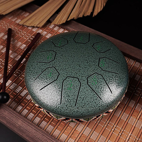 Mini Tambour à Langue 8 Tons pour Méditation 10
