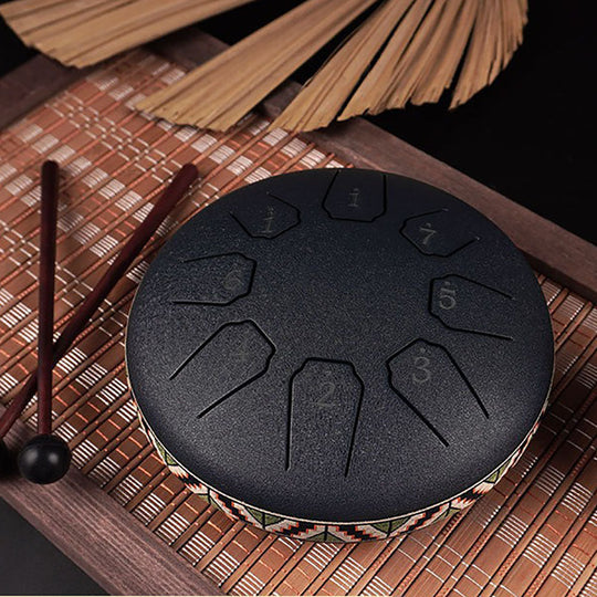 Mini Tambour à Langue 8 Tons pour Méditation 12