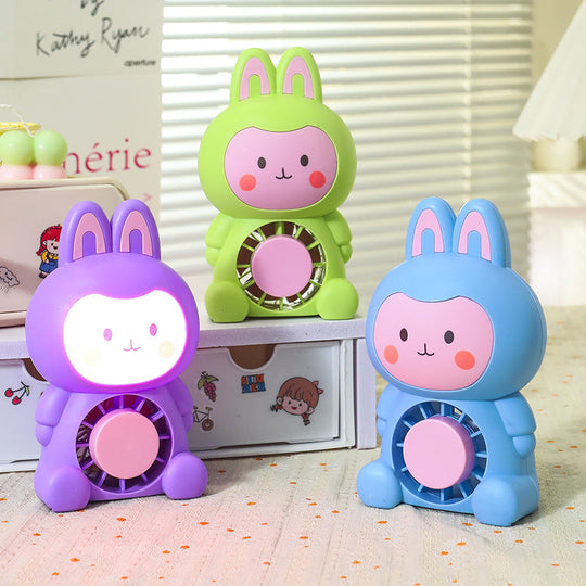 Mini Ventilateur Portable Au Design Animal Mignon Pour Femme 1