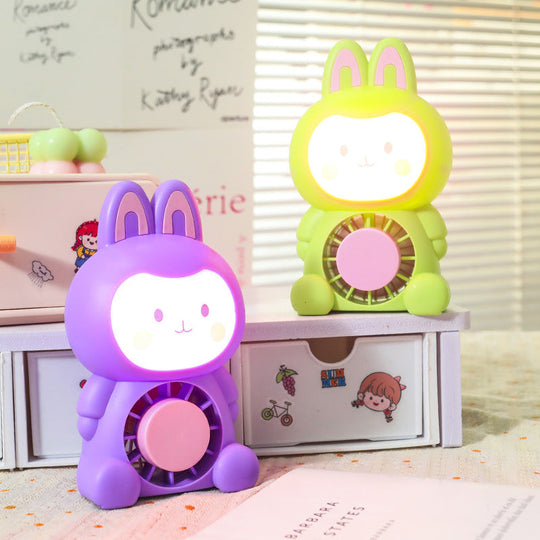 Mini Ventilateur Portable Au Design Animal Mignon Pour Femme 2