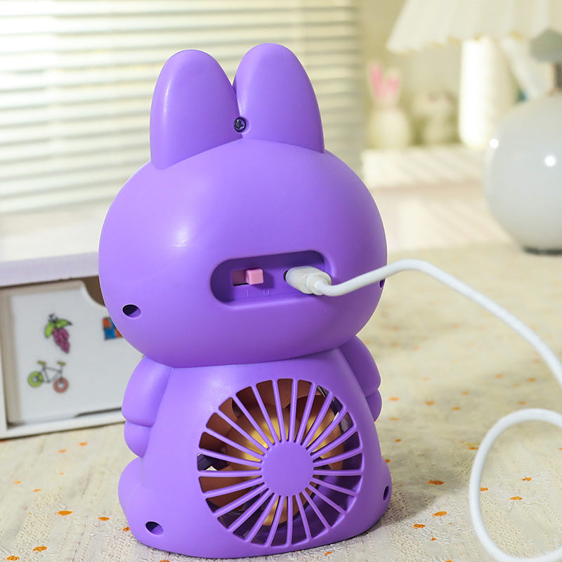 Mini Ventilateur Portable Au Design Animal Mignon Pour Femme 3