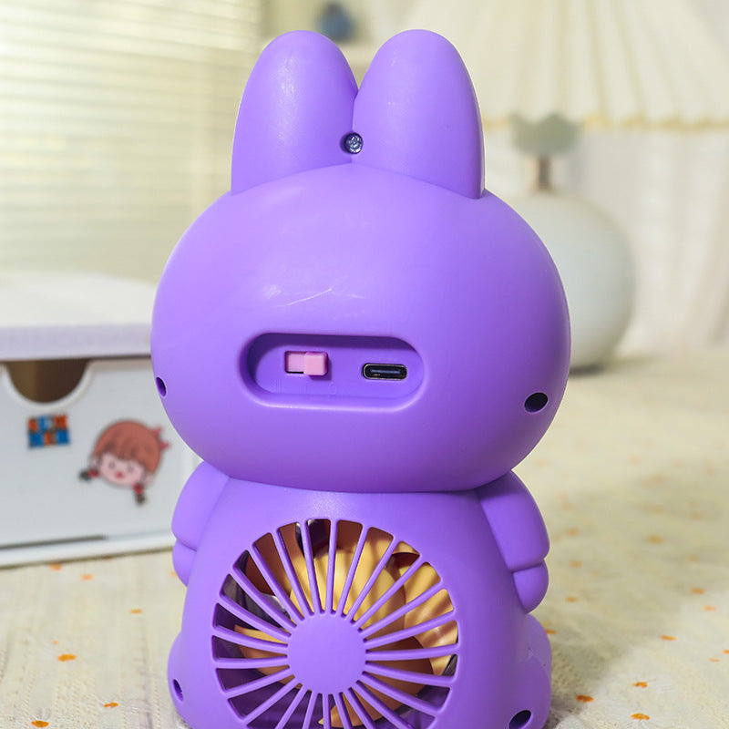 Mini Ventilateur Portable Au Design Animal Mignon Pour Femme 4