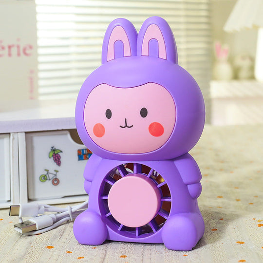 Mini Ventilateur Portable Au Design Animal Mignon Pour Femme 8