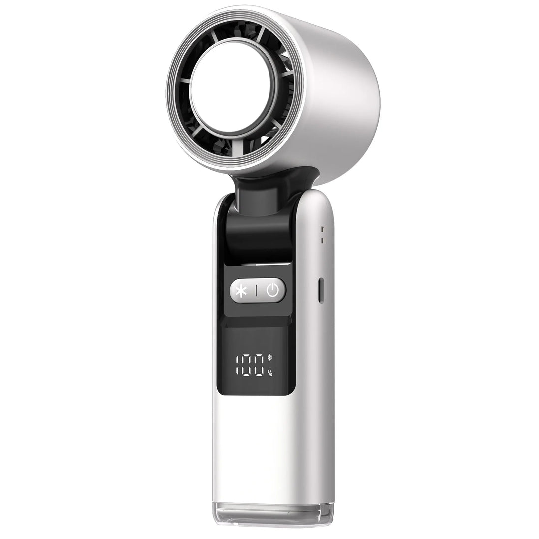 Mini Ventilateur Portable Pliable avec Affichage Numérique et 100 Niveaux de Vent 5