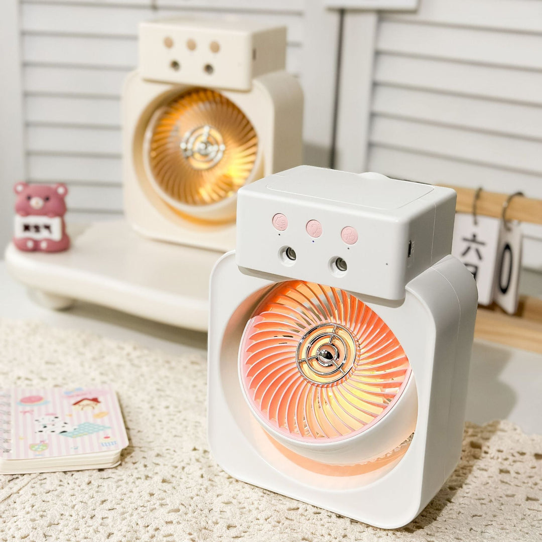 Mini Ventilateur Portable Rechargeable Compact avec Poignée Ergonomique 1