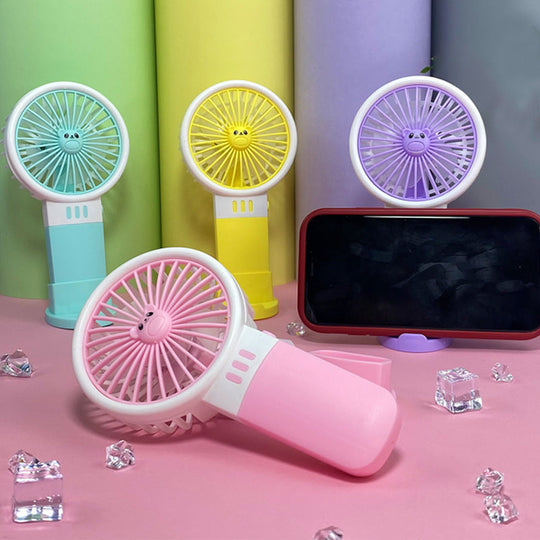 Mini Ventilateur Portable Rechargeable Compact et Puissant pour Homme et Femme 2