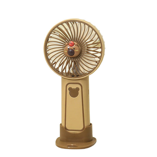 Mini Ventilateur Portable Rechargeable Design Ours pour Femme 5