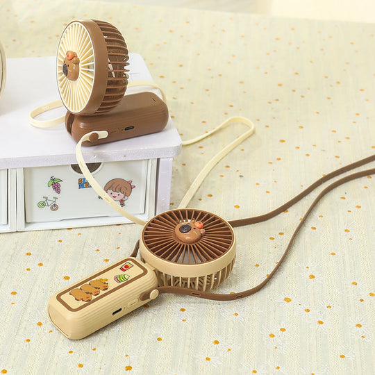 Mini Ventilateur Portable Rechargeable au Design Animal Mignon 3