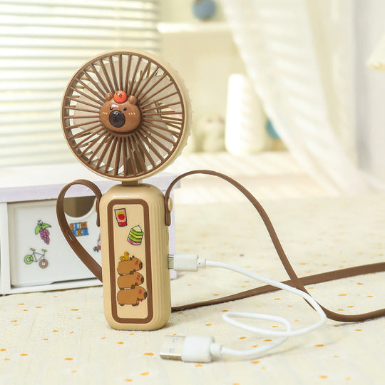 Mini Ventilateur Portable Rechargeable au Design Animal Mignon 5