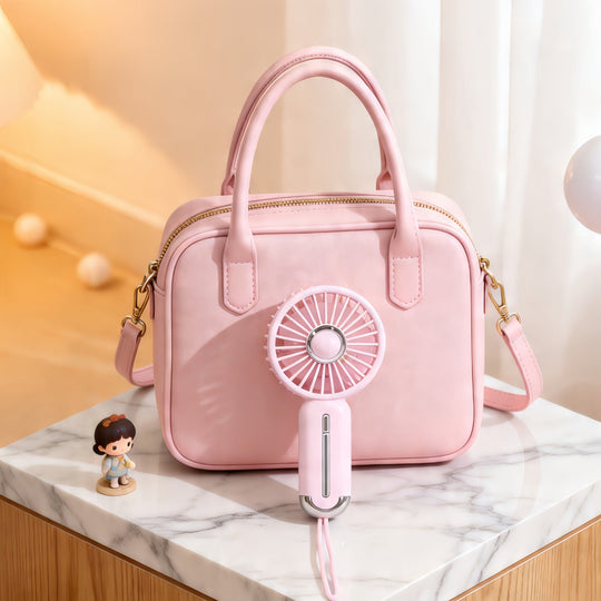 Mini Ventilateur Portable Rechargeable avec Poignée Ergonomique 2