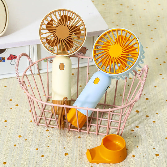 Mini Ventilateur Portable Rechargeable avec Poignée Ergonomique 2