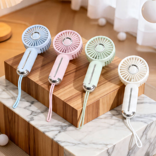 Mini Ventilateur Portable Rechargeable avec Poignée Ergonomique 3