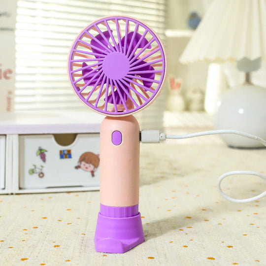 Mini Ventilateur Portable Rechargeable avec Poignée Ergonomique 4