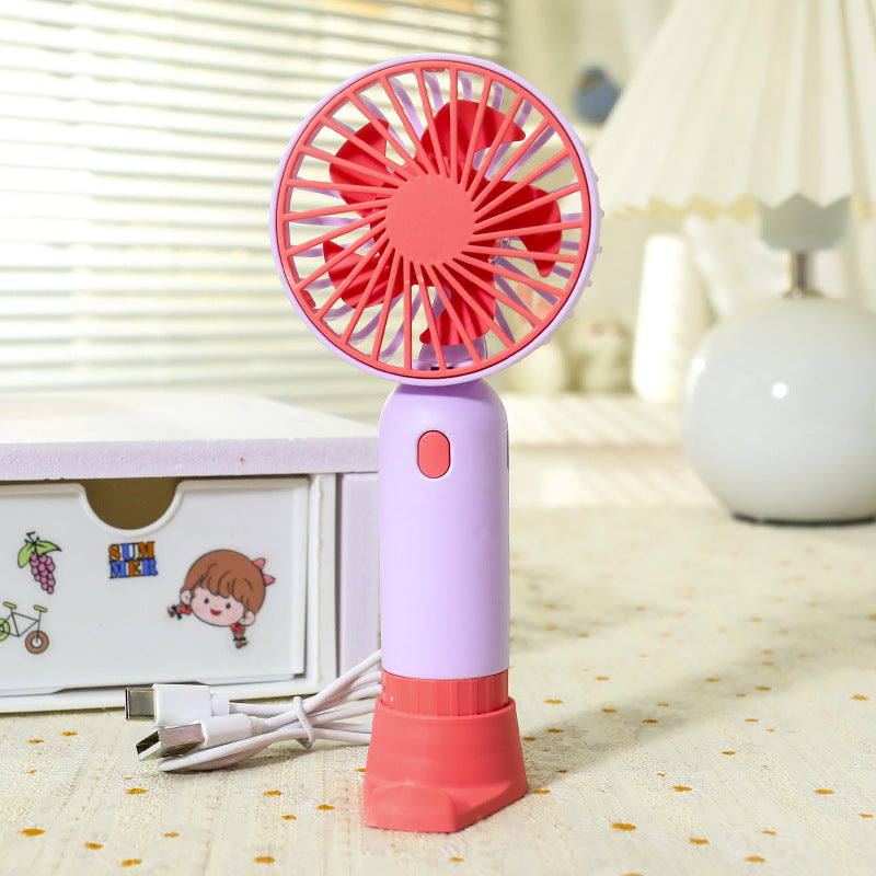 Mini Ventilateur Portable Rechargeable avec Poignée Ergonomique 9