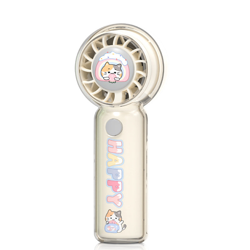Mini Ventilateur Portable Unisexe Design Chat Silencieux 0