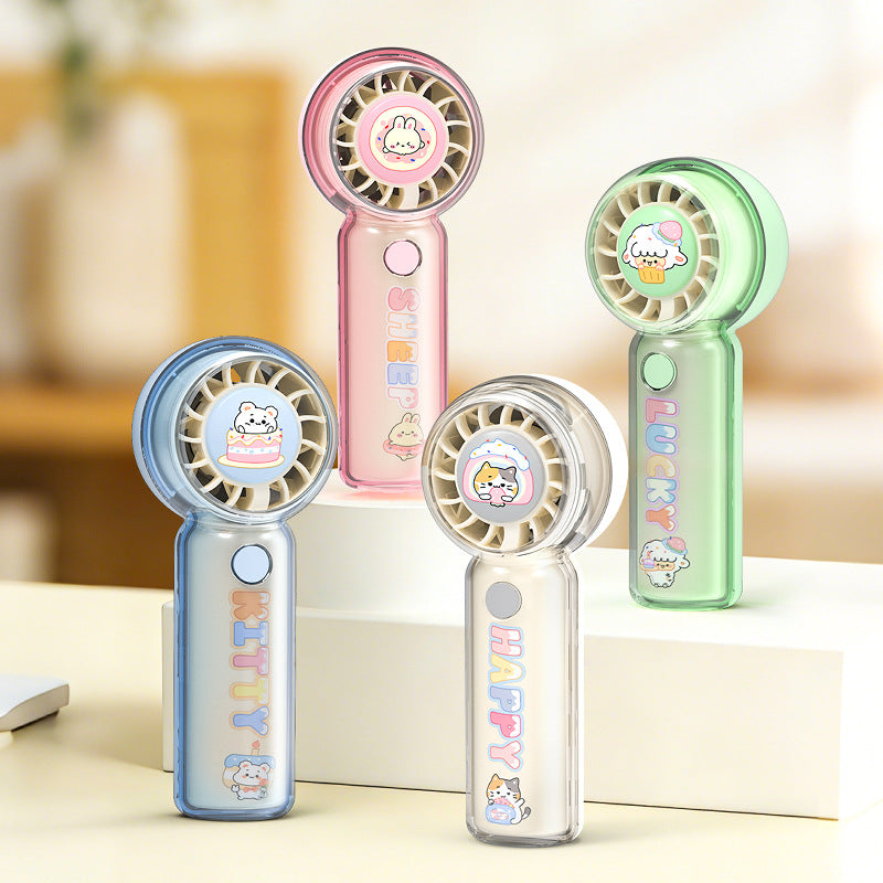 Mini Ventilateur Portable Unisexe Design Chat Silencieux 4