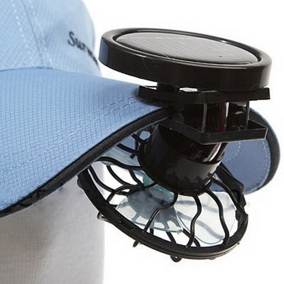 Mini Ventilateur Solaire Portable à Clip pour Voyage 0
