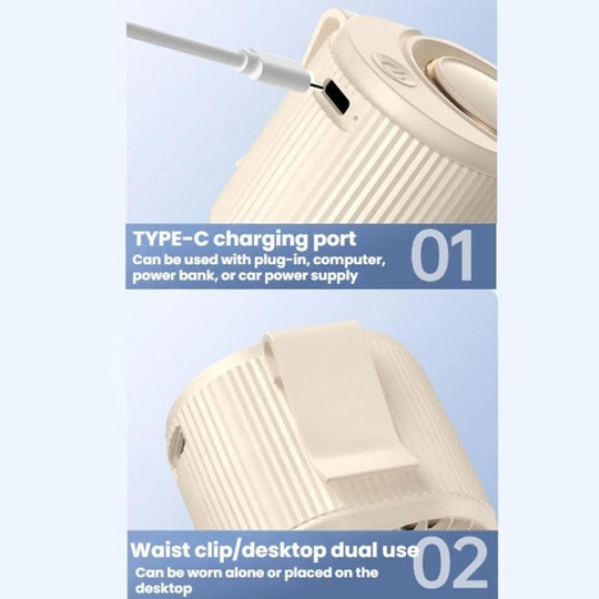 Mini Ventilateur USB Clip pour Activités Extérieures 7
