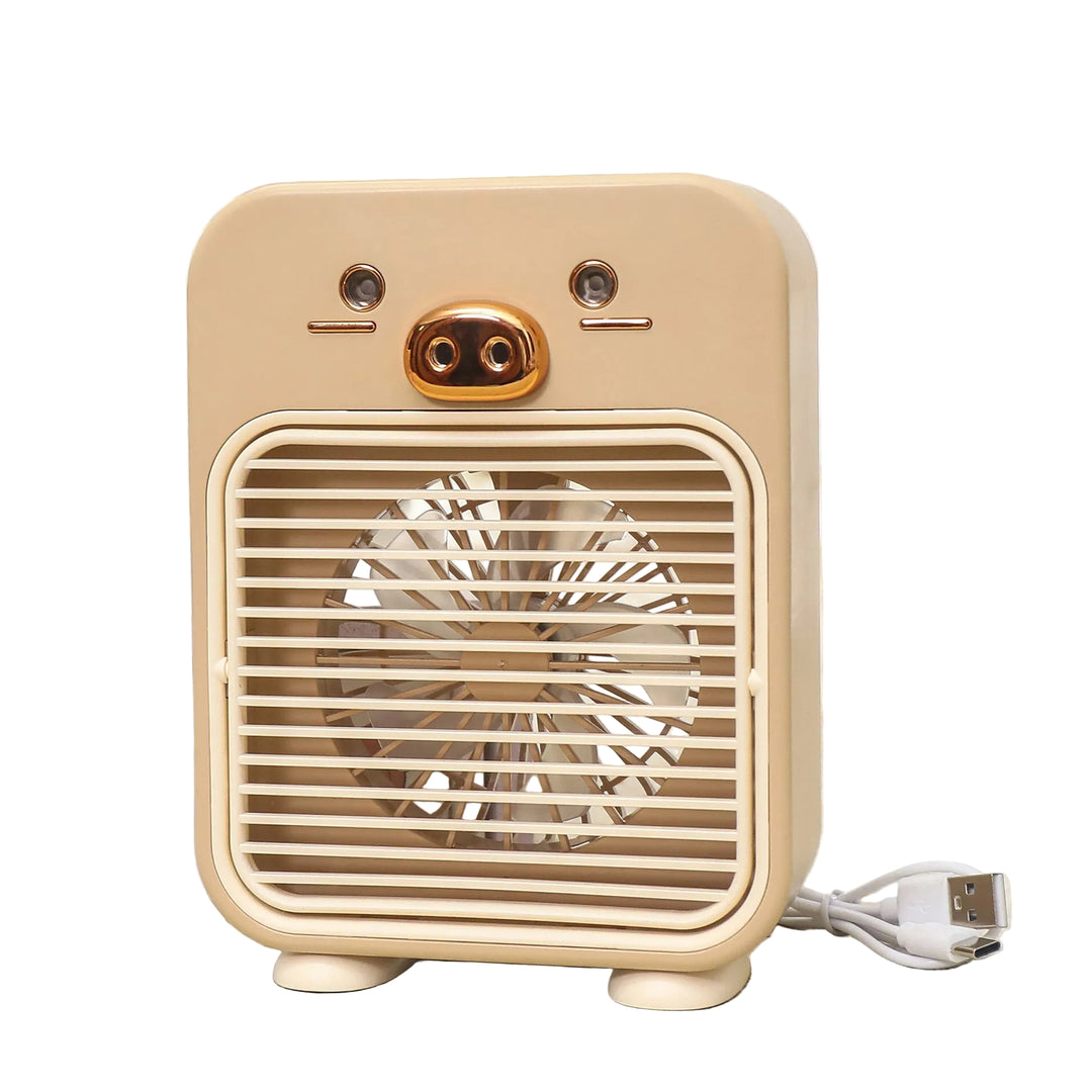 Mini Ventilateur de Bureau Fun avec Inclinaison Flexible 0