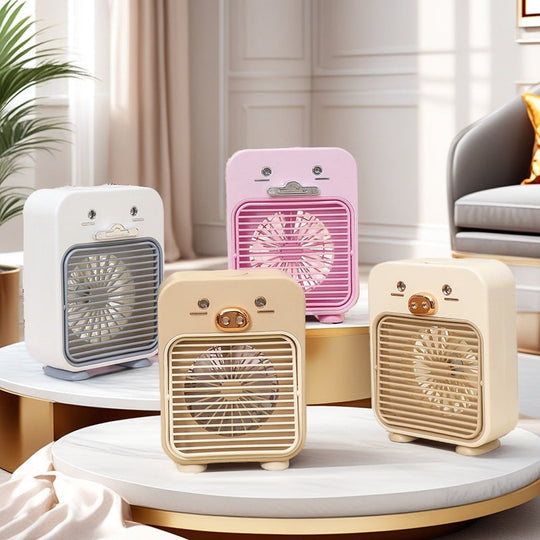 Mini Ventilateur de Bureau Fun avec Inclinaison Flexible 1