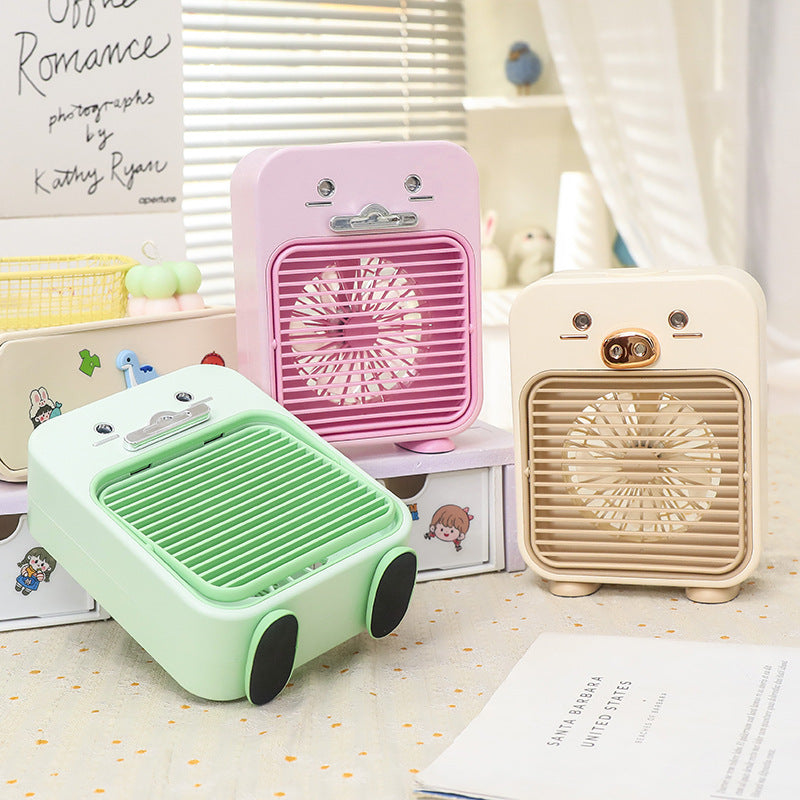 Mini Ventilateur de Bureau Fun avec Inclinaison Flexible 2
