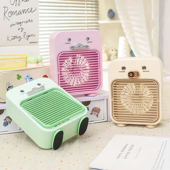 Mini Ventilateur de Bureau Fun avec Inclinaison Flexible 2