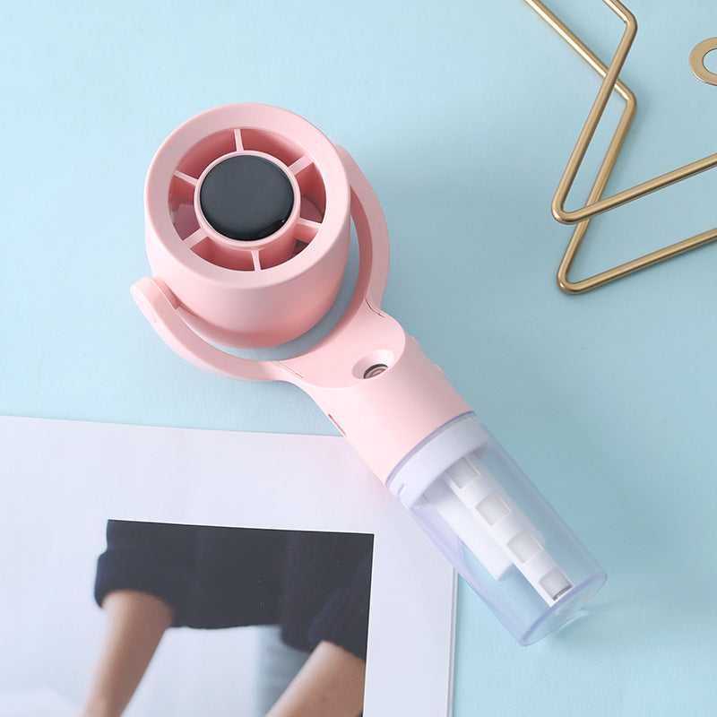Mini ventilateur portable multifonction avec pulvérisateur rafraîchissant 6