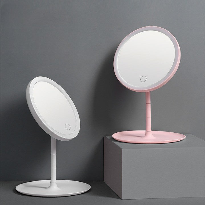 Miroir Maquillage Lumineux LED Tactile Compact pour Coiffeuse 1